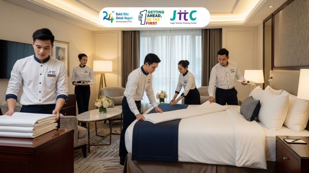 Pelatihan Room Setup & Turn Down Service