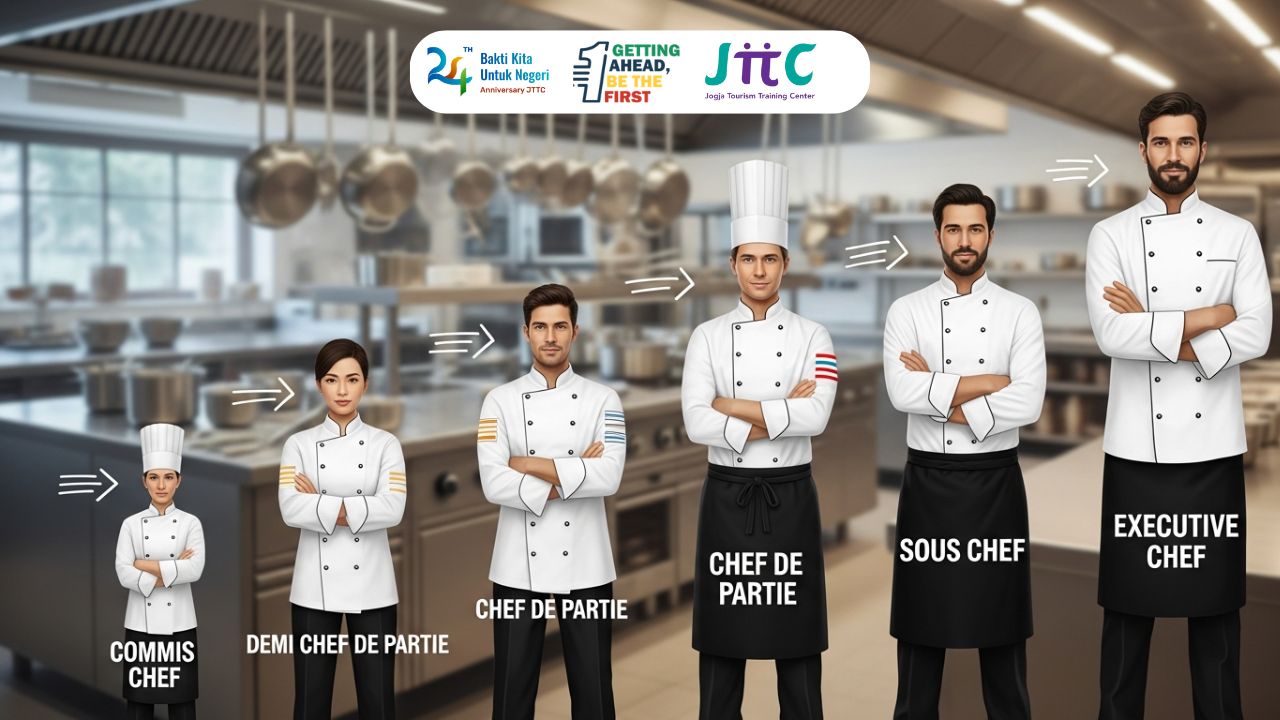 13 Jabatan Chef dan Perannya di Dapur Restoran Hotel Mewah